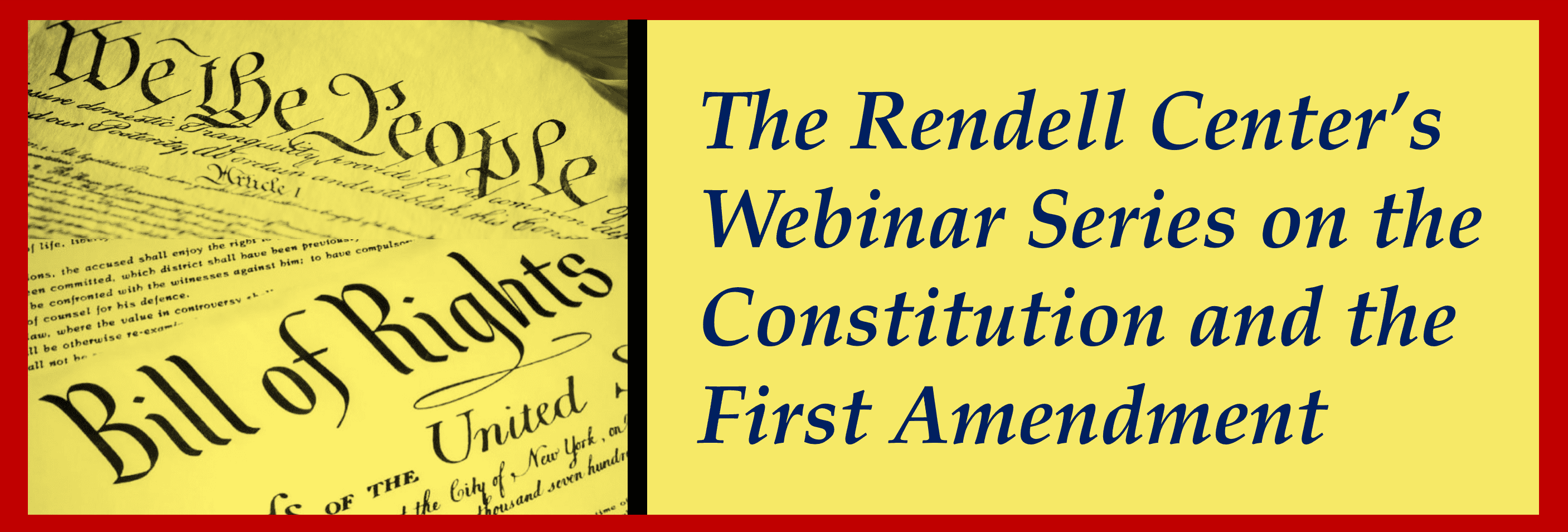 The Rendell Center Webinar Series Logo